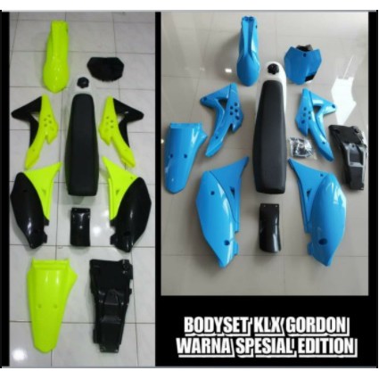 Jual BODY SET KLX 150 MERK GORDON FULL SET WARNA FLOU (SPESIAL EDITION ...