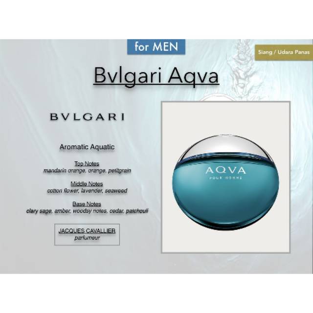 Bvlgari aqva outlet notes