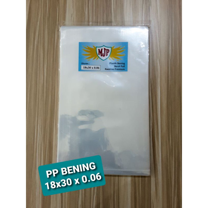 Jual Plastik Pp Bening Tebal Mjp Tebal 006 Uk 12x20 12x25 15x25 15x30 18x25 18x30 20x30 20x35 4065