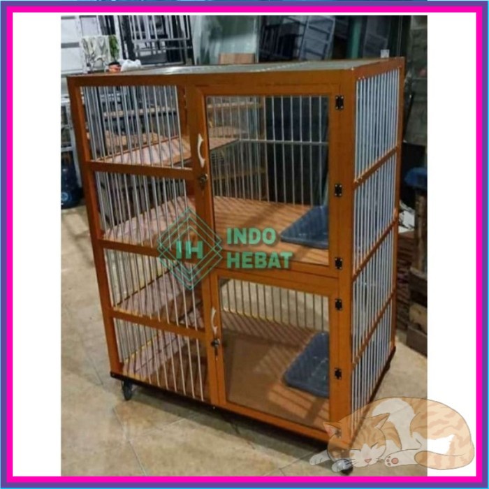 Jual Kandang Kucing Aluminium Tingkat Kamar Minimalis Elegan Mewah Shopee Indonesia