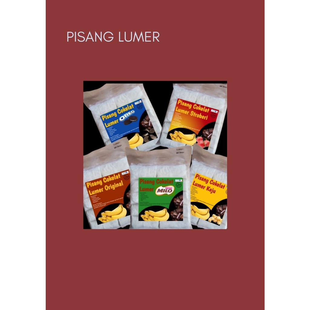 Jual pisang lumer/frozen food/pisang coklat/pisang kekinian/ | Shopee ...