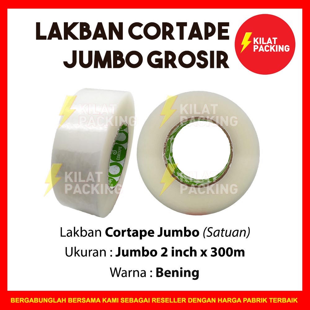 Jual Lakban JUMBO BENING 45mm x 300 Meter - PROMO LAKBAN JUMBO 2 inch ...