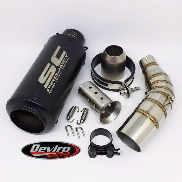 Jual Knalpot SC-Project CR-T Black Import Slip On Ninja 250 R25 ...