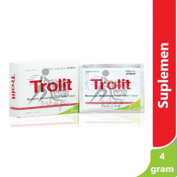 Jual Trolit sachet 4 gram - minuman serbuk pengganti cairan tubuh ...