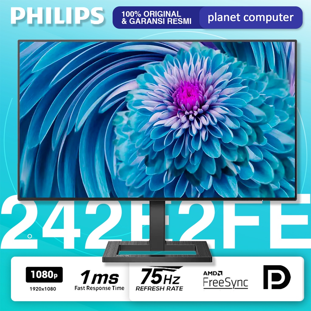 Jual Monitor Led Philips E E Fe Ips P Hz Vga Hdmi Dp