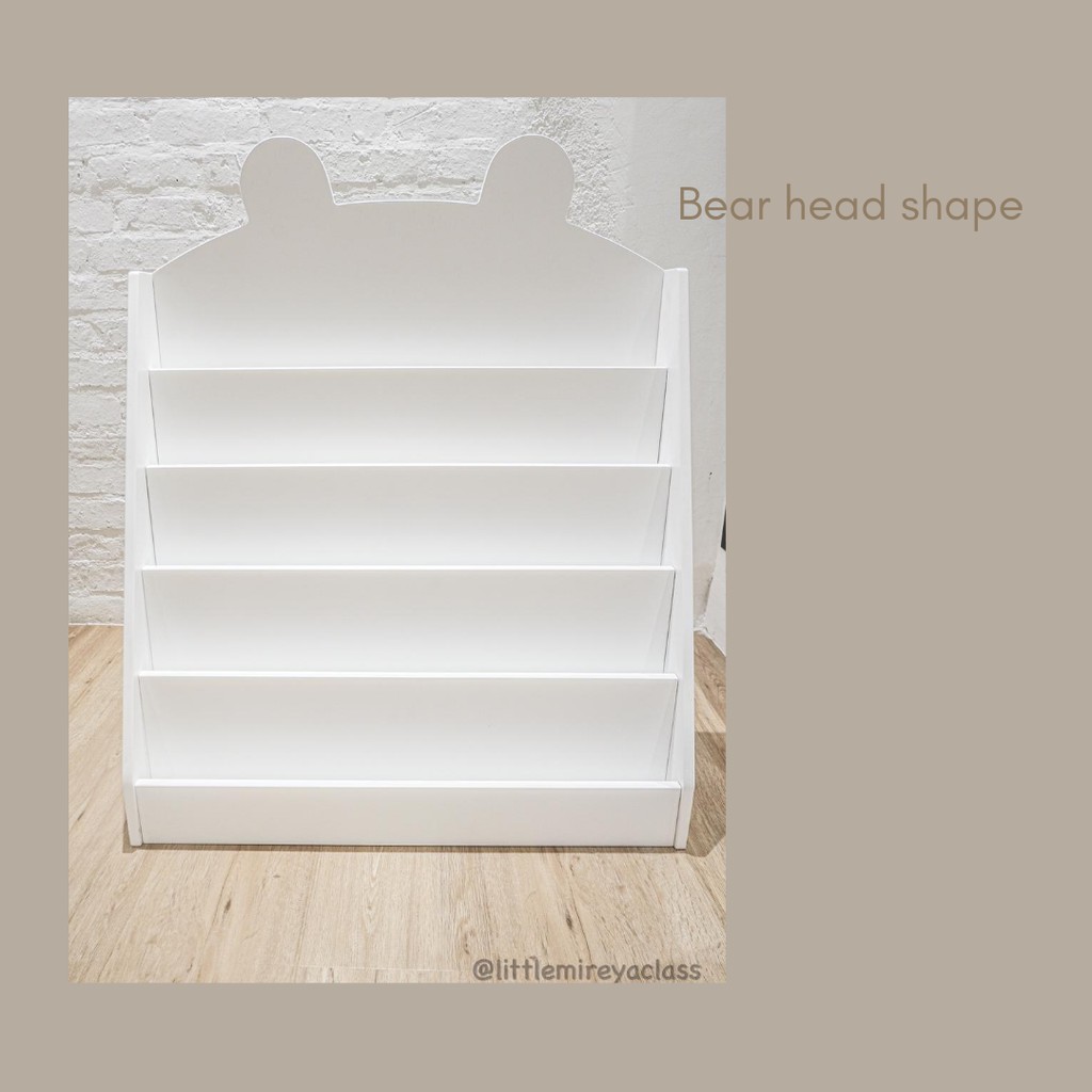 Jual Mireya Premium Montessori Wooden Bookshelf Rak Buku Kayu