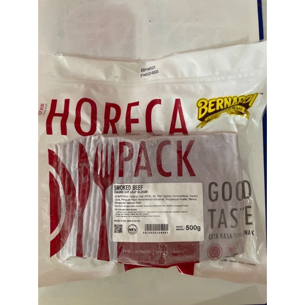 Jual Bernardi Horeca Smoked Beef 500grkotak Shopee Indonesia 2940