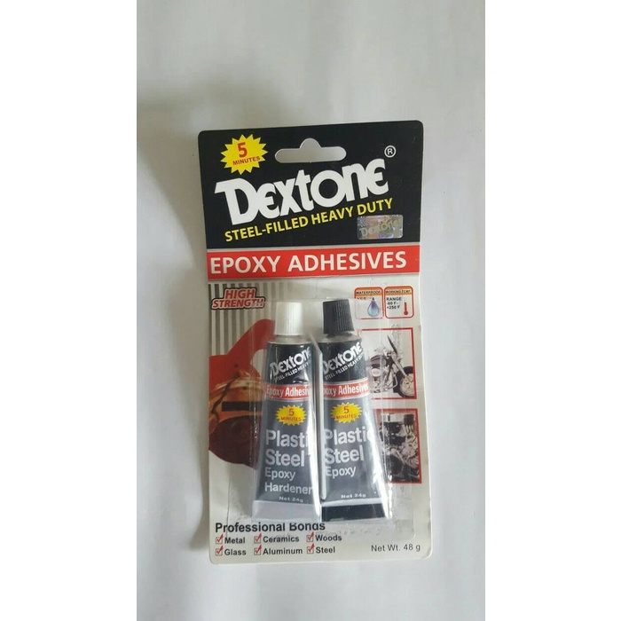 Jual LEM BESI DEXTONE 5 MENIT EPOXY ADHESIVES/ LEM KUAT DAN TAHAN ...