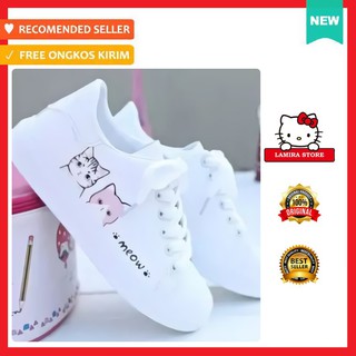 Sepatu Kets Wanita Sneaker Kucing Meow