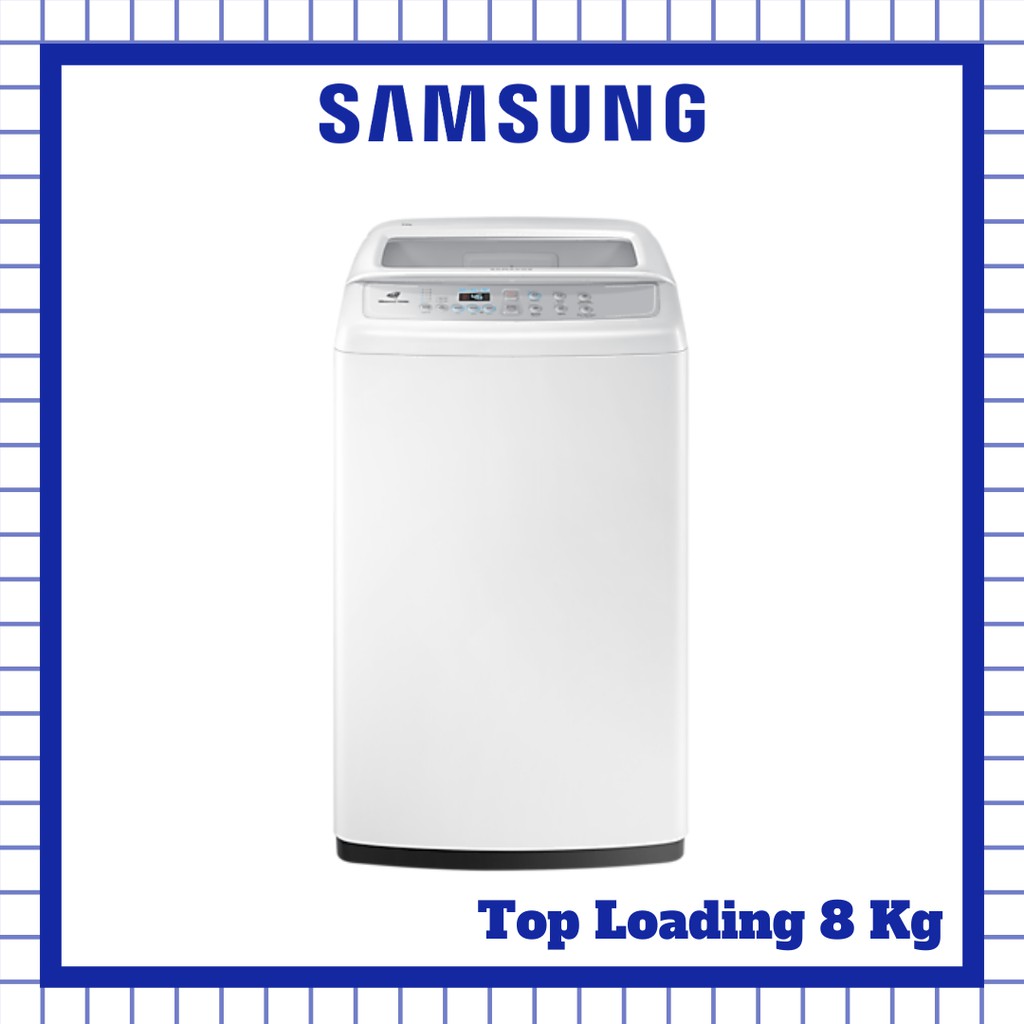 Jual MESIN CUCI SAMSUNG WA-80H4000 TOP LOADING 8 KG | Shopee Indonesia