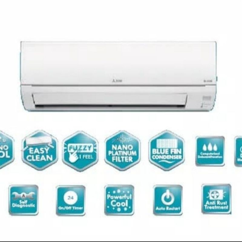 Jual AC SPLIT MITSUBISHI ELECTRIC MR SLIM MS-HP10VF 1PK [GARANSI RESMI ...
