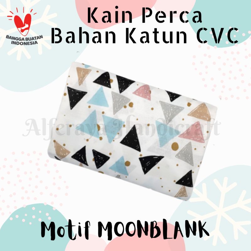 Jual Kain Perca Bahan Katun CVC | Katun Lokal | Potongan Kain | DIY