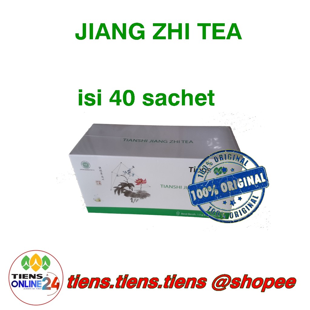 Jual TEH TIENS JIANG ZHI TEA ISI 40 SACHET PER BOX ASLI ORI SEGEL ...