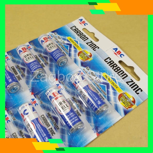 Jual ZXshop - Baterai/Battery ABC Biru size AA - Baterai ABC Biru ...