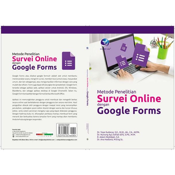 Jual Buku Metode Penelitian Survei Online Dengan Google Forms | Shopee ...