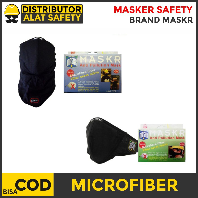 Jual ORIGINAL Masker Microfiber Pengendara Motor Anti Debu / Pendek dan ...
