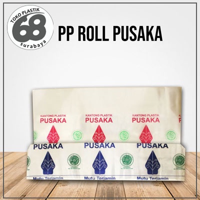 Plastik PP (Bening) Roll Merk Pusaka P. 100 meter