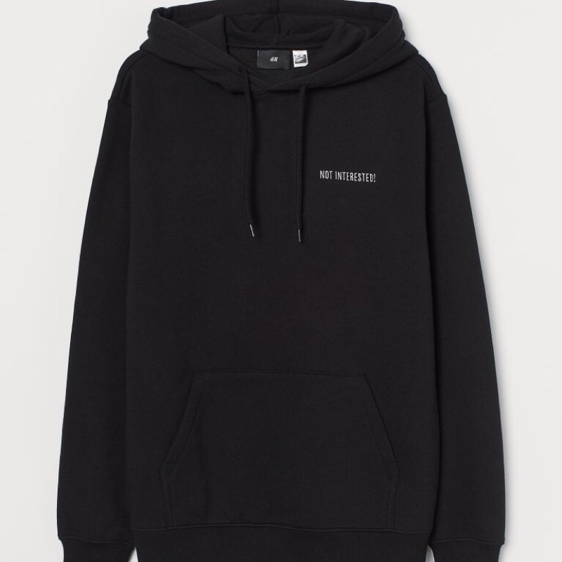 Jual Hoodie Hu0026M The Simpsons “Not Interested” - Black | Shopee Indonesia