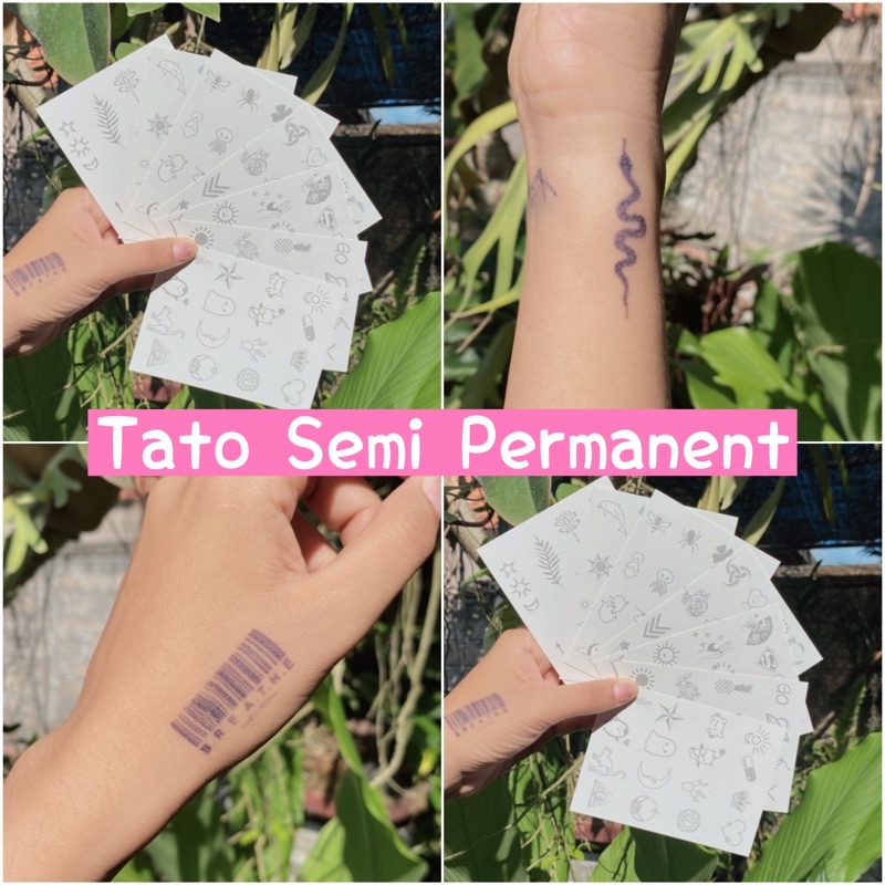 Jual TSP 150 STICKY TATTOO TEMPORARY SEMI PERMANENT TATO ANTI AIR