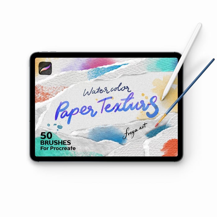 Jual Procreate Brush - Freya Watercolor Paper Texture Brushes | Shopee ...