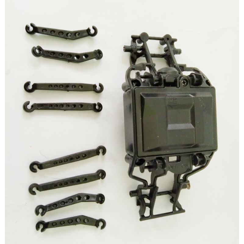 Jual 1 set casis chasis dan link rod rock crawler skala 1:20 1:22 mobil ...
