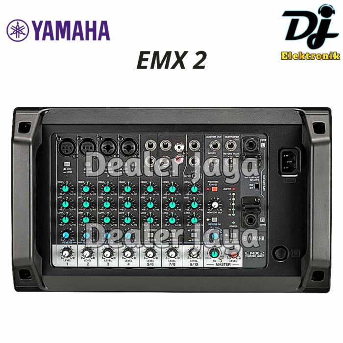 Jual Power Mixer Yamaha EMX 2 / EMX2 10 channel Shopee Indonesia
