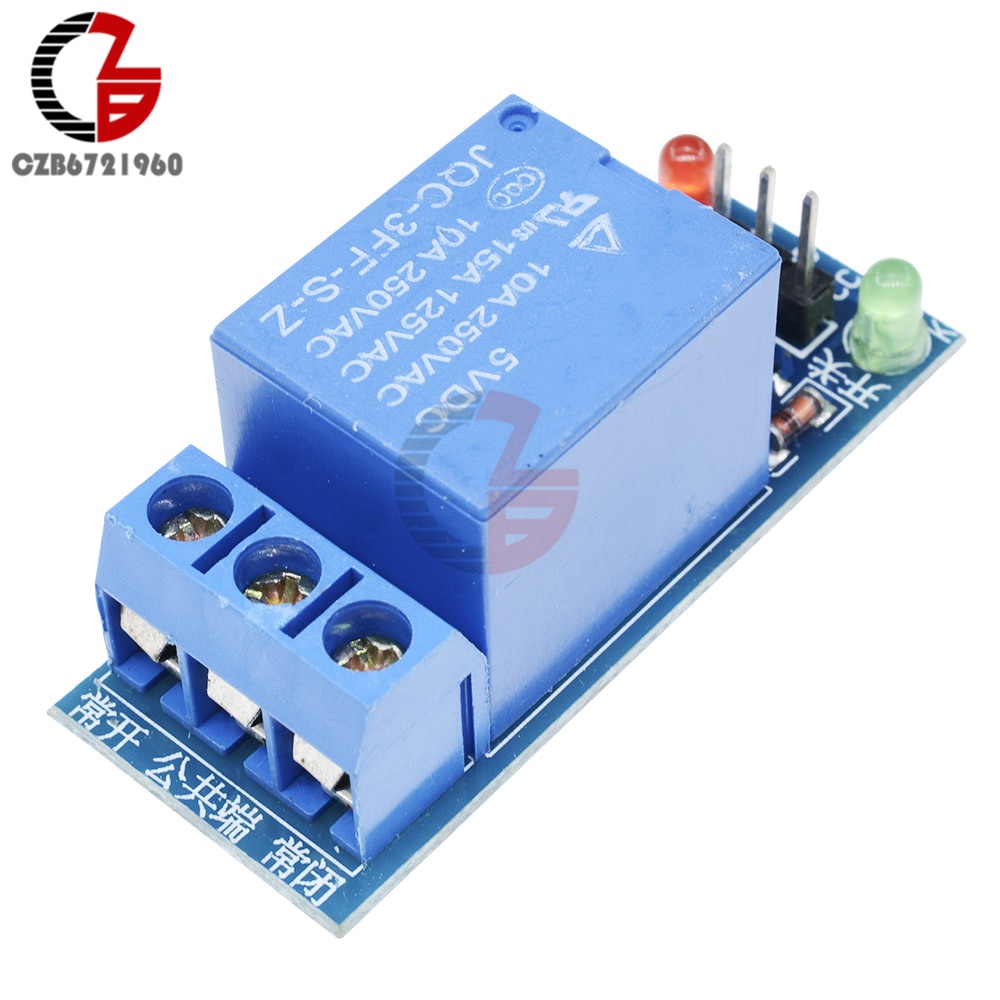 Jual PREORDER DC 5V 10A 15A 1 Channel Relay Module Interface Board ...
