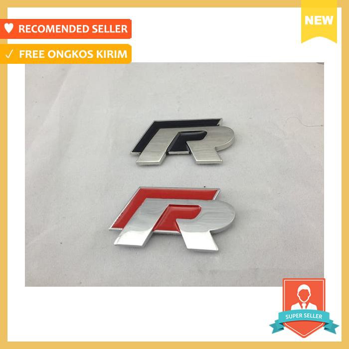 Jual Emblem R Racing, Vw, Type R, Wagon R, R Line, Gtr, Mugen R, R/T ...