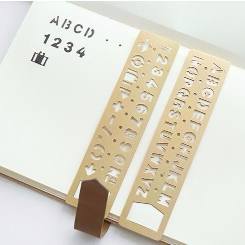 Jual Alphabet & Number Ruler Penggaris Huruf & Angka + Bookmark ...