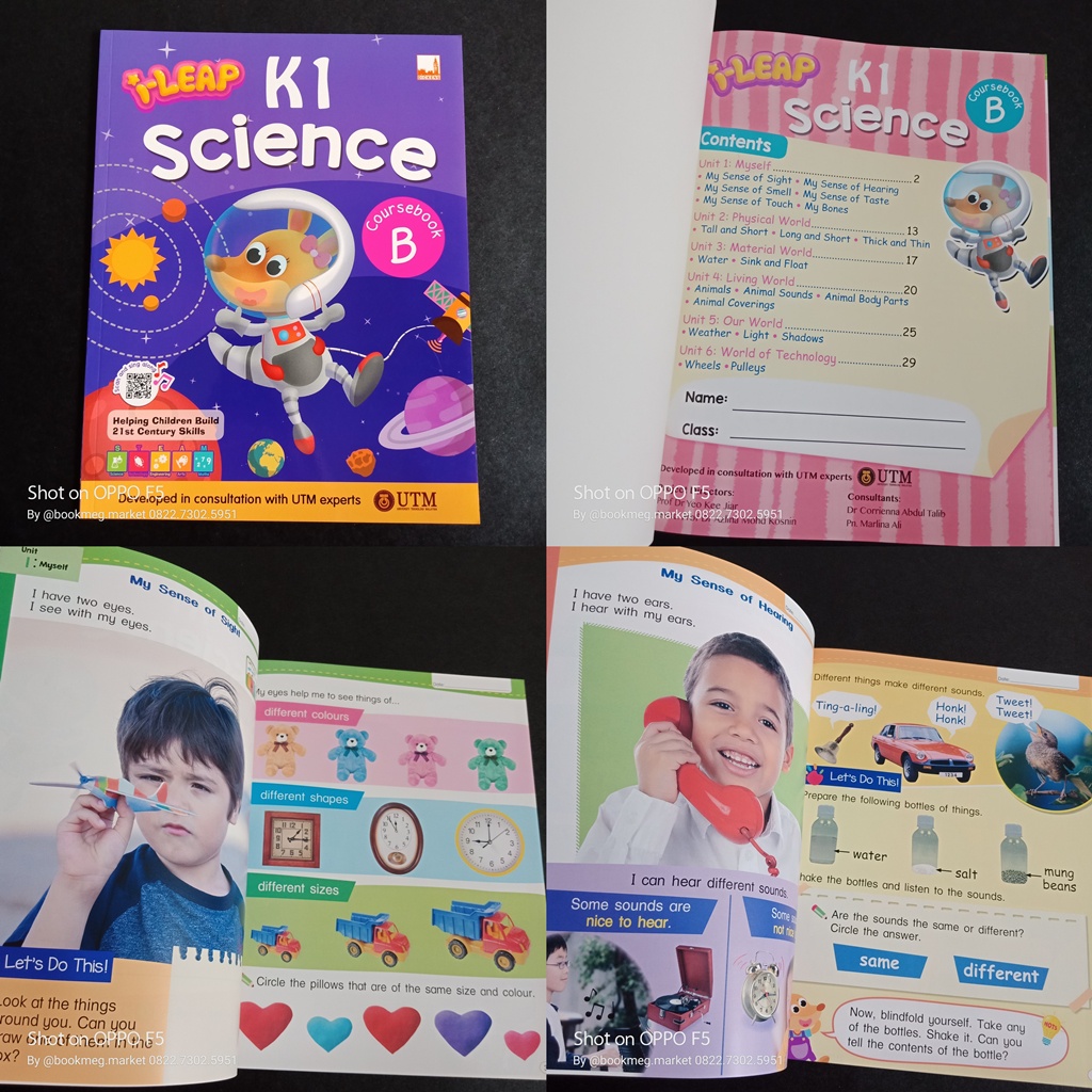 Jual BUKU I-LEAP SCIENCE (NURSERY/K1/K2) (COURSEBOOK & ACTIVITY BOOK ...