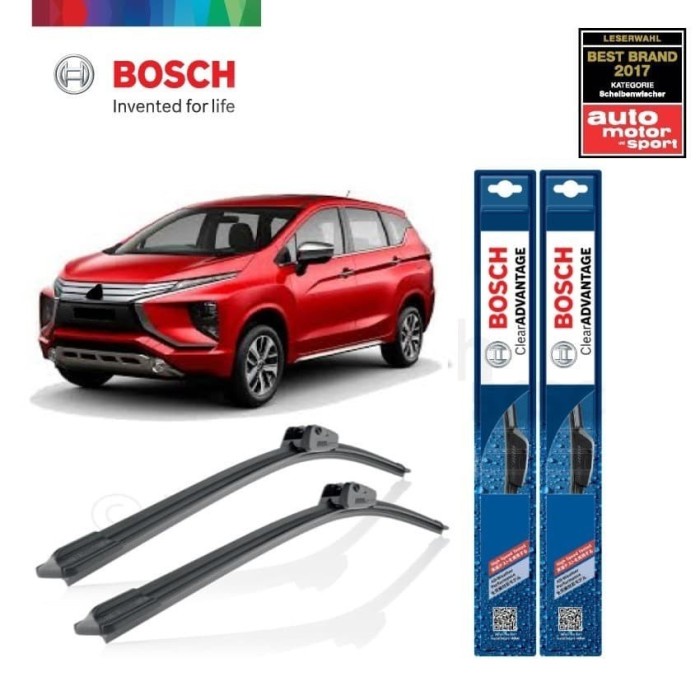 Jual Wiper Depan Xpander Uk Bosch Clear Advantage Frameless