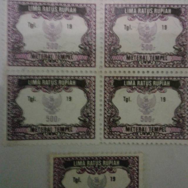 Jual Materai 500 tahun 1991-1995 | Shopee Indonesia