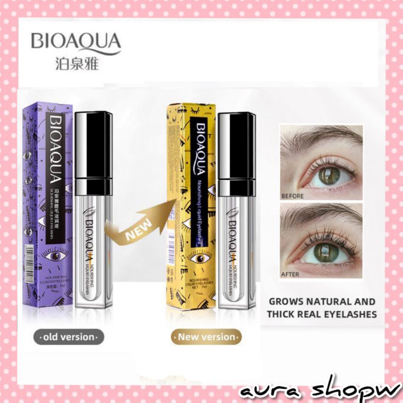 Jual (COD) BPOM BIOAQUA NOURISHING LIQUID EYELASHES / SERUM BULU MATA