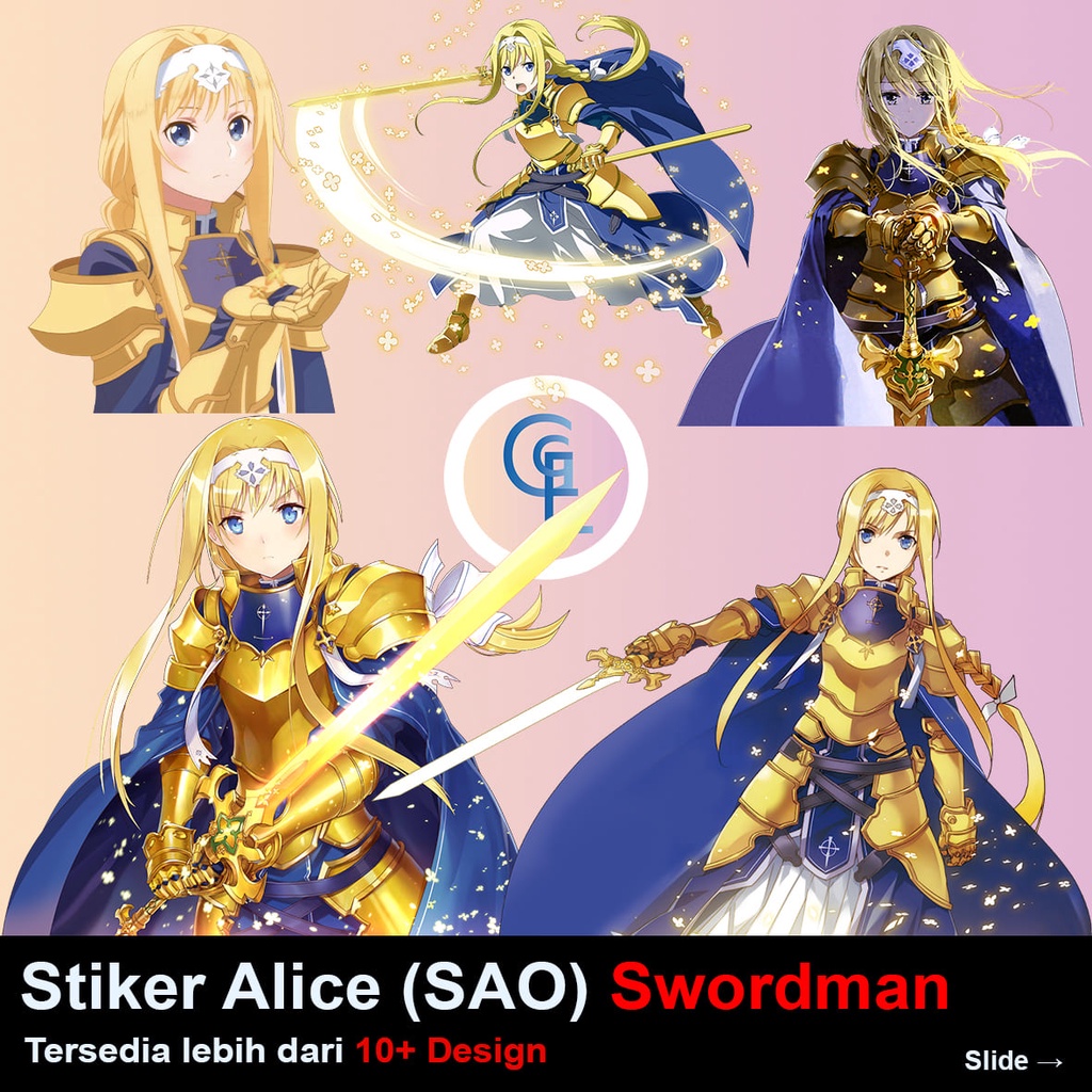 Jual Sticker Anime SAO Alice Tumblr Bom Laptop Helm Hp Swordman ...