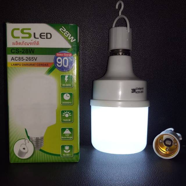 Jual Lampu Bohlam Emergency Led Sentuh Cs 28 Watt Shopee Indonesia