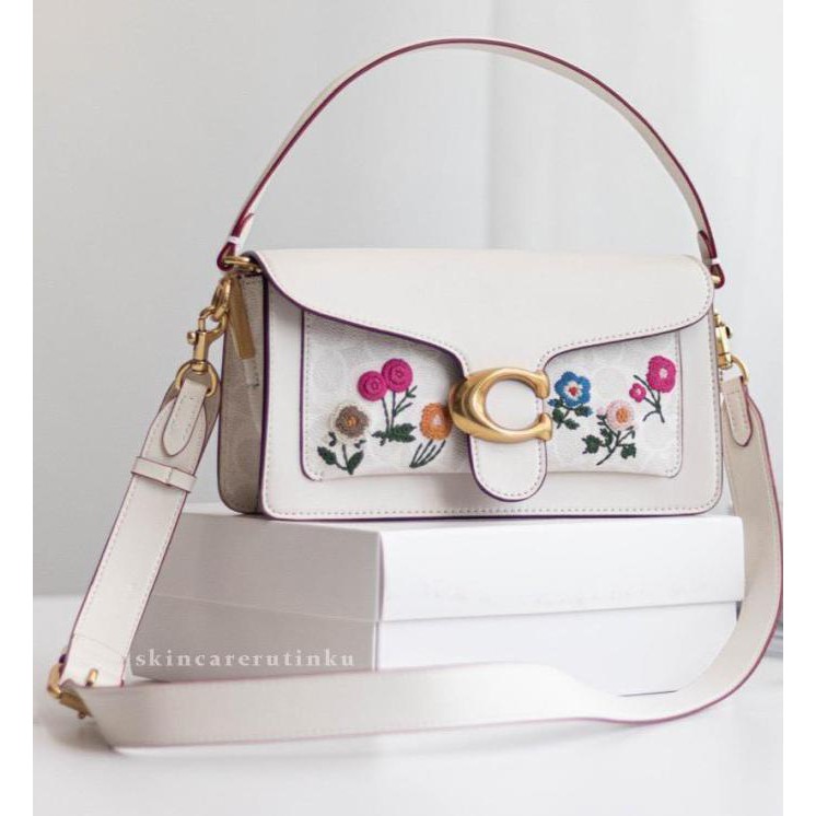 Jual Coach Tabby Shoulder Bag 26 in Signature Canvas with Floral