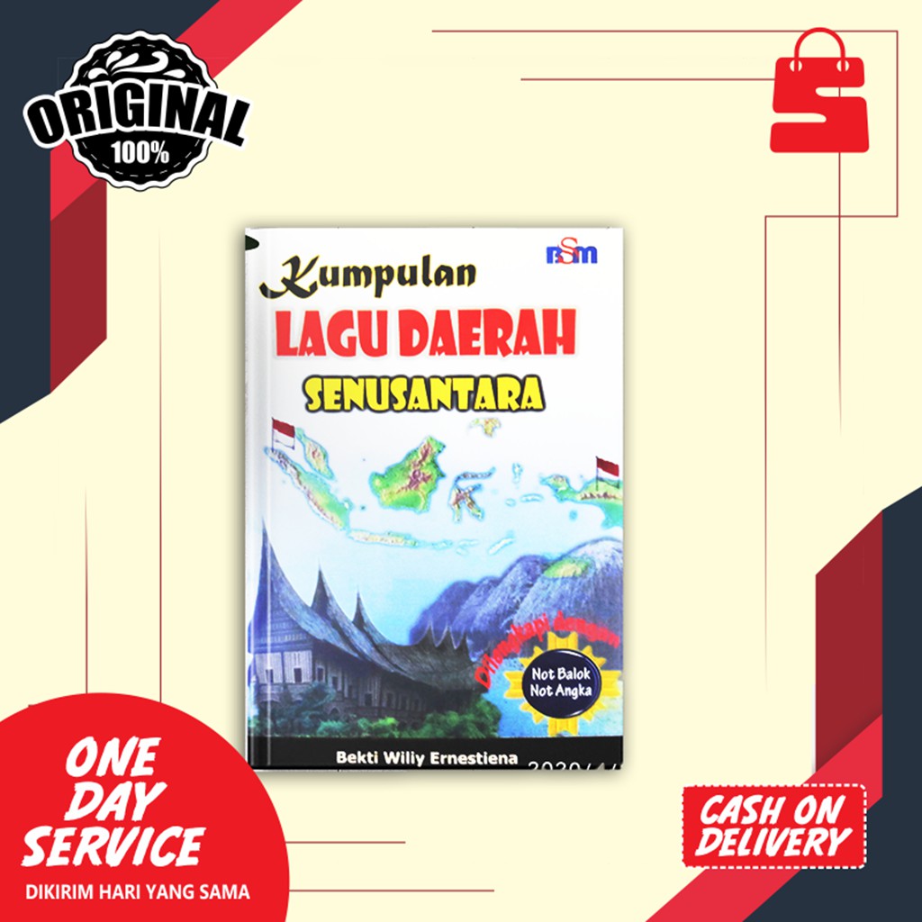 Jual BUKU LAGU KUMPULAN LAGU DAERAH SE NUSANTARA | Shopee Indonesia