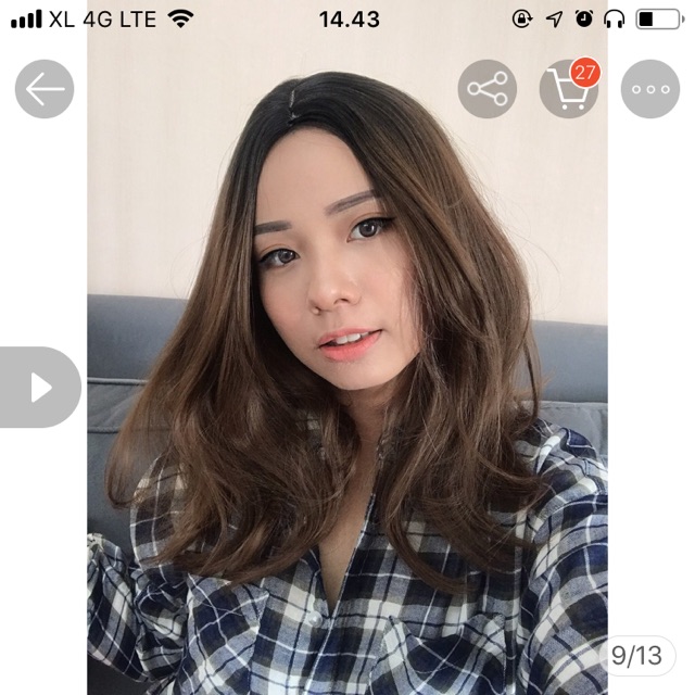 Jual Wig Fluffy-Wig Korea-Wig Murah (Preloved-Tidak Pernah Digunakan ...