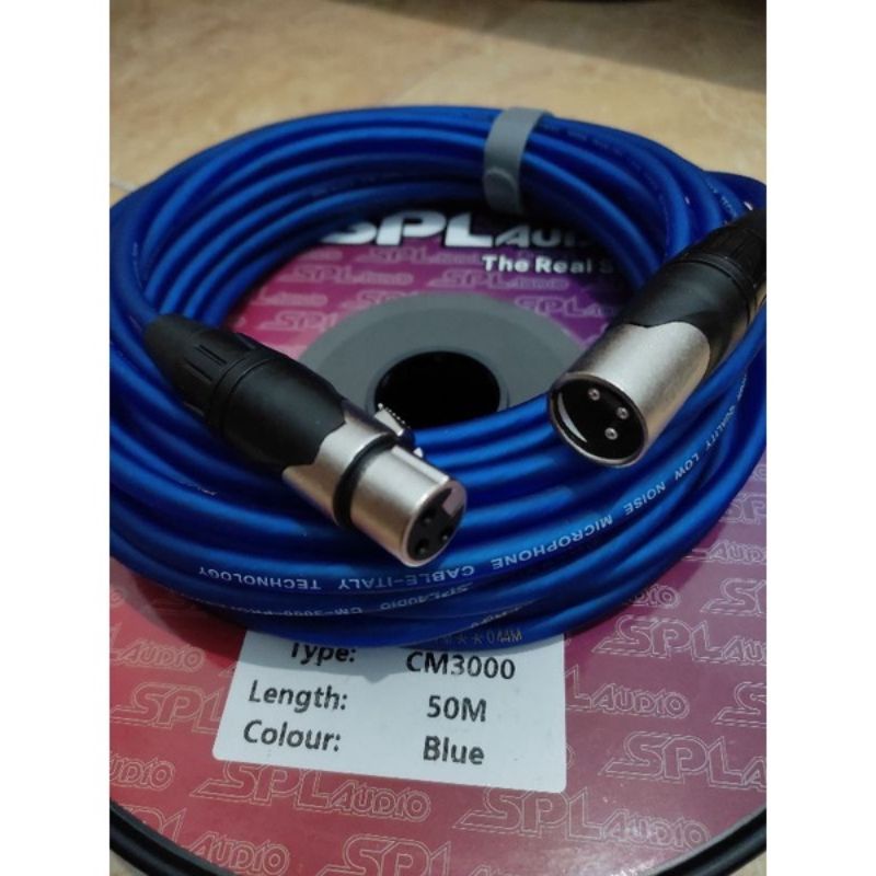 Jual Kabel Cable Microphone SPL AUDIO Lengkap Jack XLR Harga 5 7 Meter Shopee Indonesia