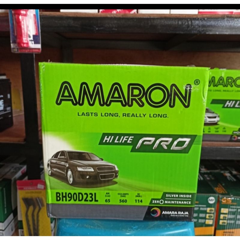 Jual aki batere mobil mazda cx5 Amaron Hilife pro 90D23L Pengganti GS