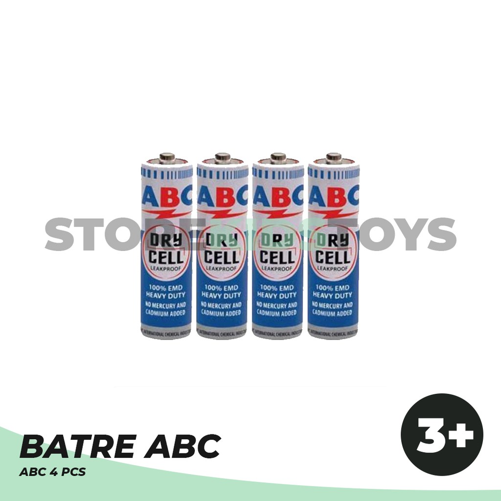 Jual Batu Baterai Abc Biru Dry Cell Aa A Battery V Pcs