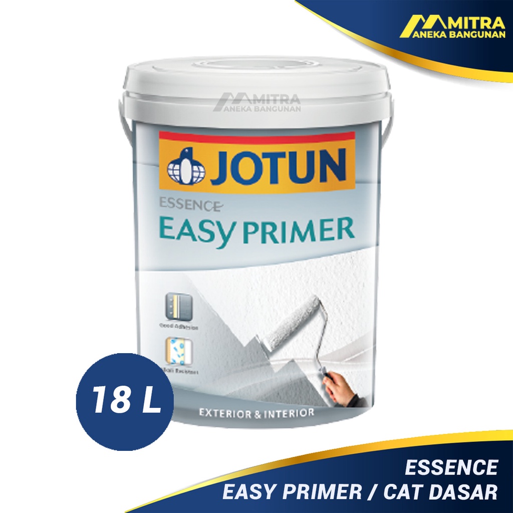 Jual CAT DASAR INTERIOR EKSTERIOR ANTI ALKALI JOTUN ESSENCE EASY PRIMER 18 LITER PAIL / SEALER