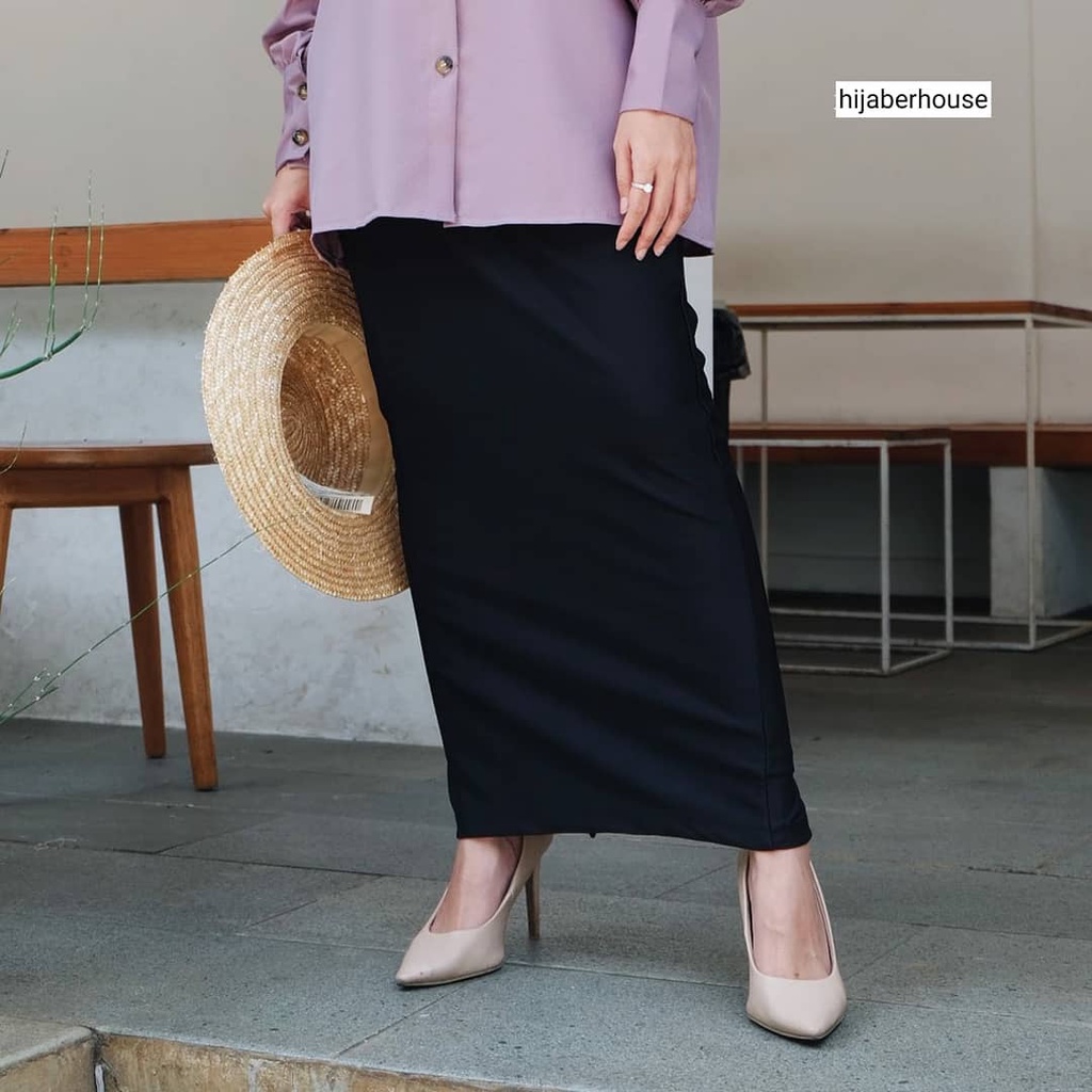 Jual ROK SPAN SCUBA PANJANG / ROK SPAN PANJANG | Shopee Indonesia