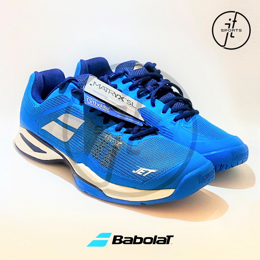 Sepatu Tenis Babolat Jet Mach I Diva Blue Original Tennis Shoes