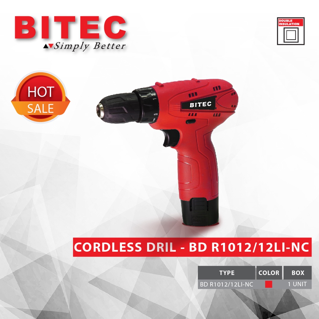 Jual Bitec Mesin Bor Baterai Expert V Cordless Dril Bdr Li Nc Garansi Resmi