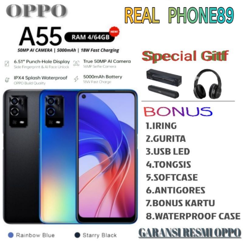 oppo a55 ram 3