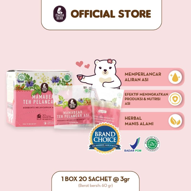 Jual Mama Bear Teh Pelancar Asi Asi Booster Shopee Indonesia 9659