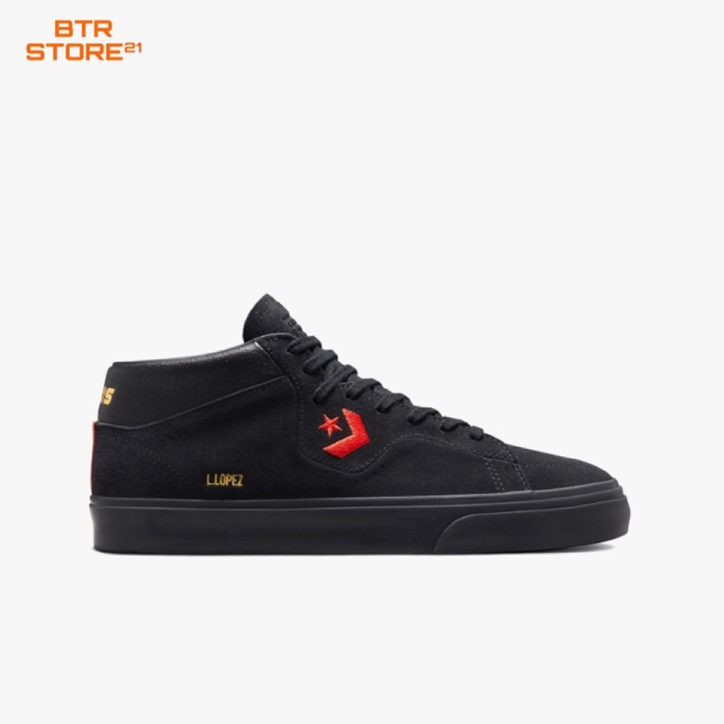 Jual Converse Louie Lopez Pro Mid Full Black Original | Shopee Indonesia