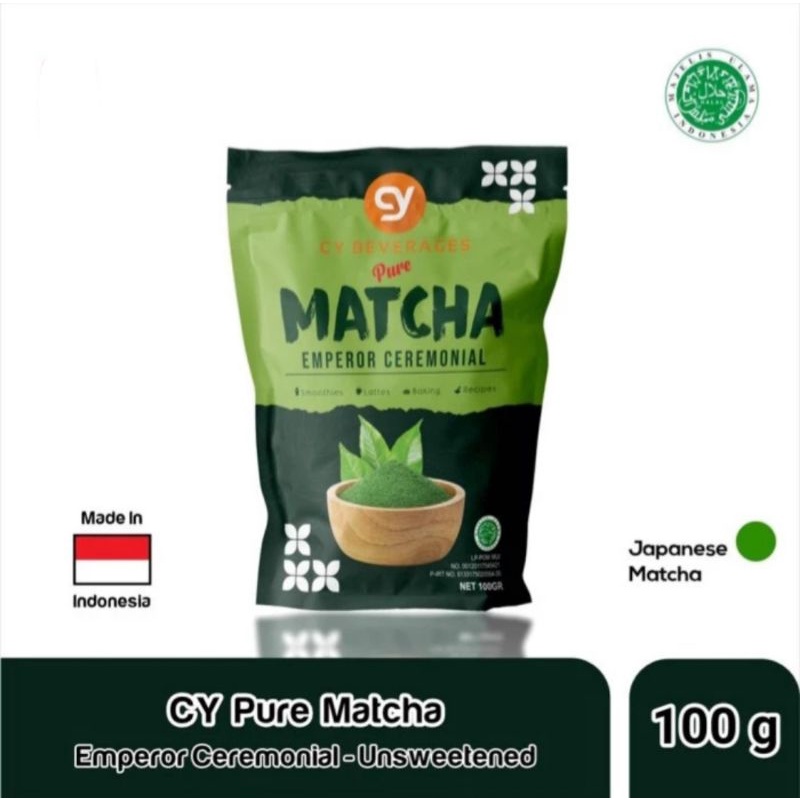 Jual CY Pure Matcha Emperor Ceremonial Powder 80 g | Shopee Indonesia
