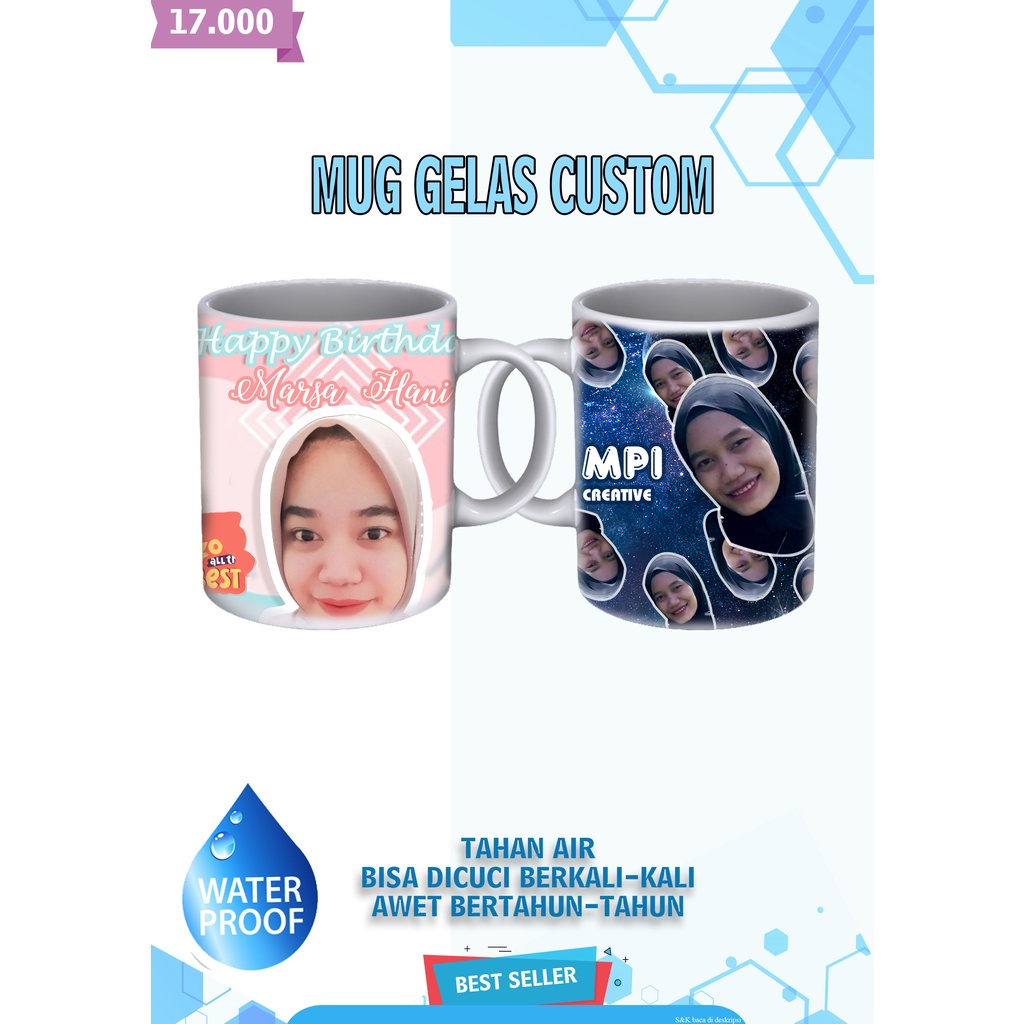 Jual Souvenir Mug Custom Ulang Tahun Murah Shopee Indonesia